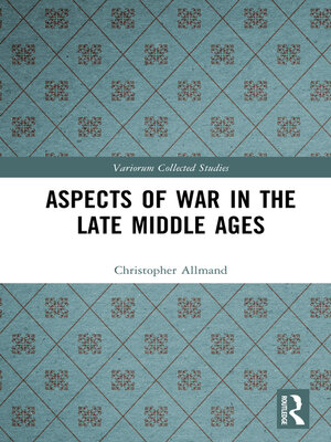 cover image of Aspects of War in the Late Middle Ages